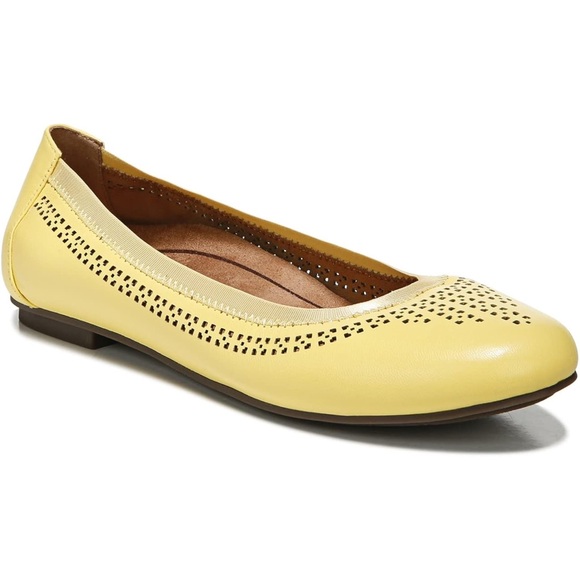 Vionic Shoes - Vionic Women’s Yellow Spark Whisper Ballet Flat - Size 8